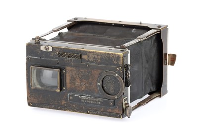 Lot 421 - A London Stereoscopic Gaumont Block-Notes Folding Plate Camera