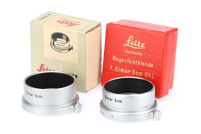 Lot 50 - Two Leica FISON Lens Hoods