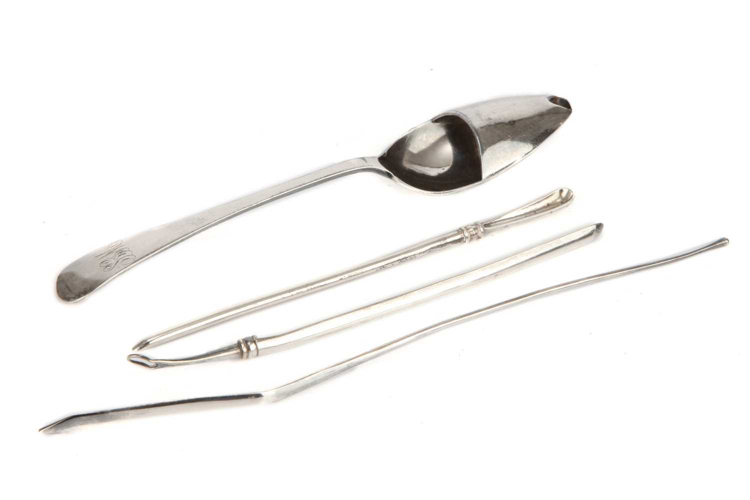 Lot 118 - Four Silver Medical Items,