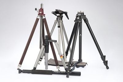 Lot 596 - A Selection of Camera Tripods