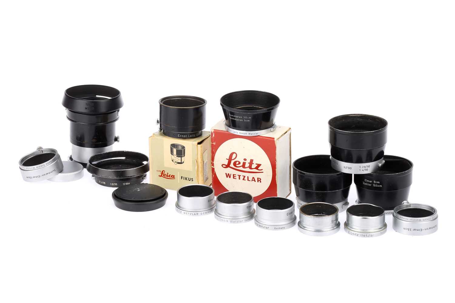 Lot 46 - A Selection of Leica Lens Hoods