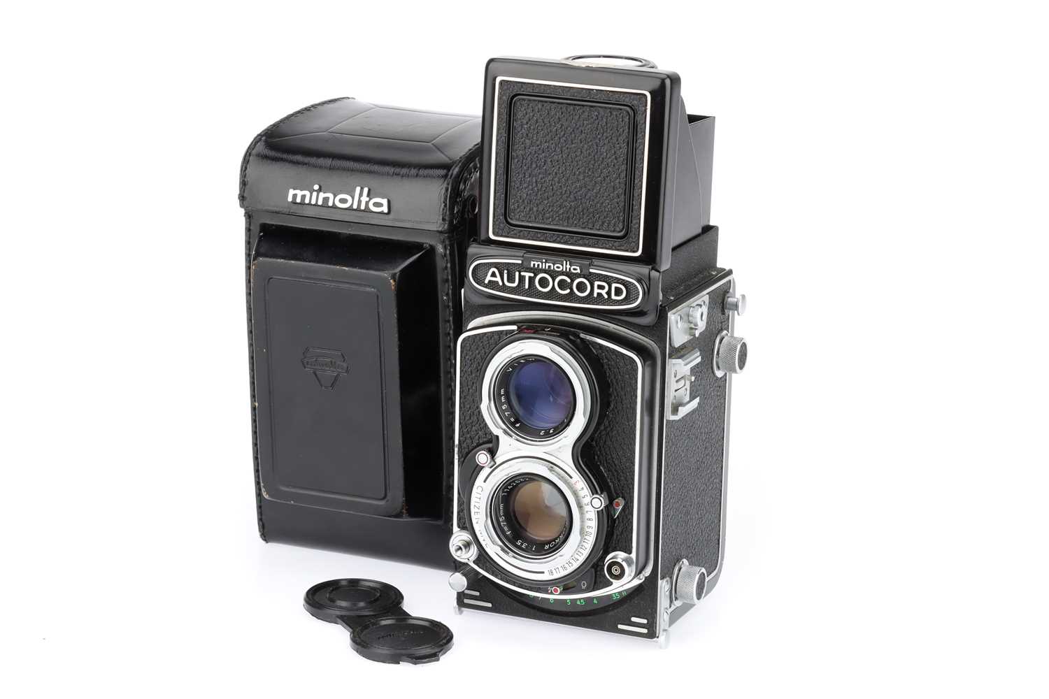 Lot 145 - A Minolta Autocord Medium Format TLR Camera,