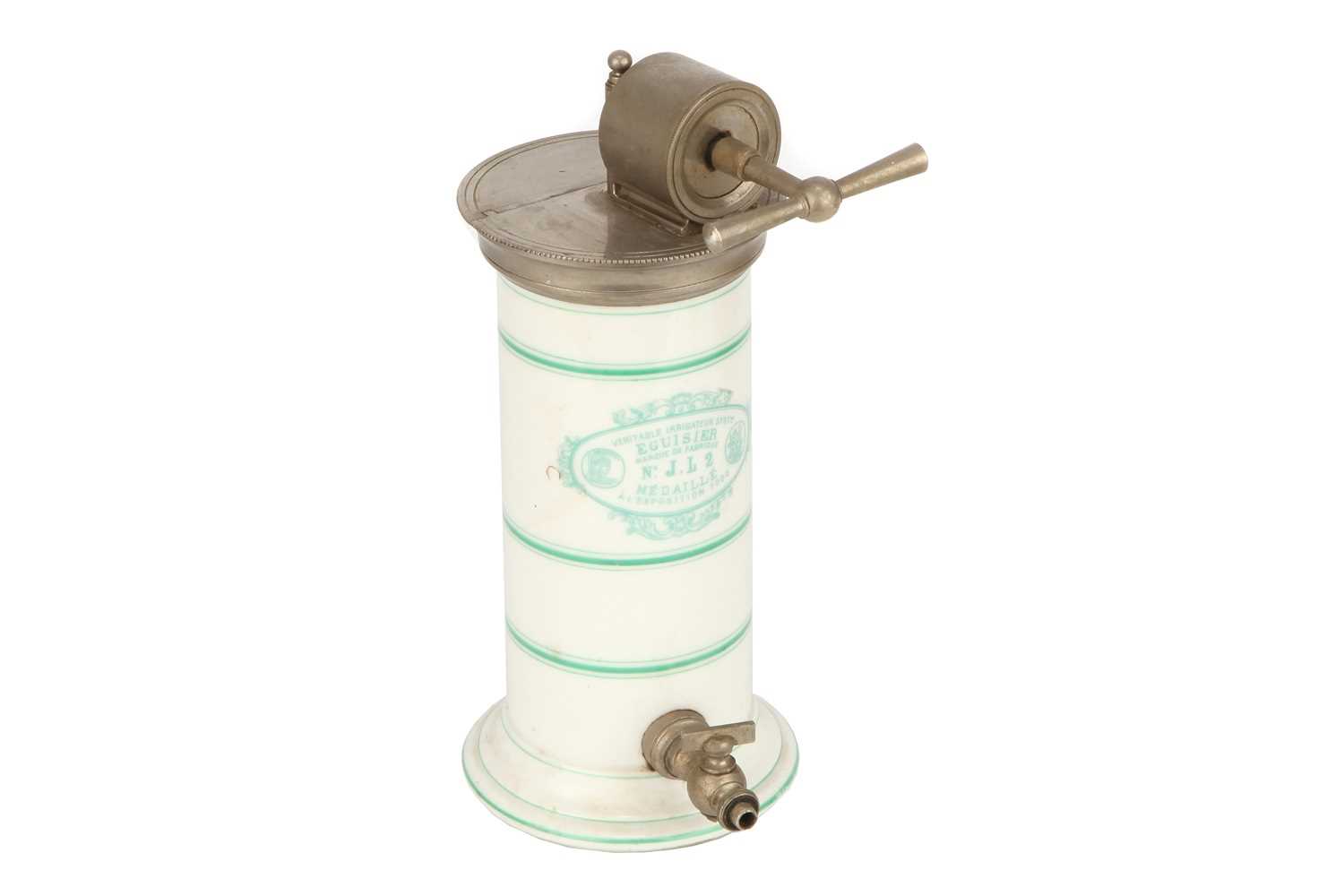 Lot 125 - A Large French Enema Apparatus