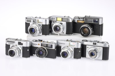 Lot 101 - A Selection of 35mm Rangefinder and Viewfinder Cameras