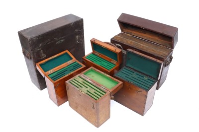 Lot 791 - A Collection of Capacity Measure Glass Strike Cases