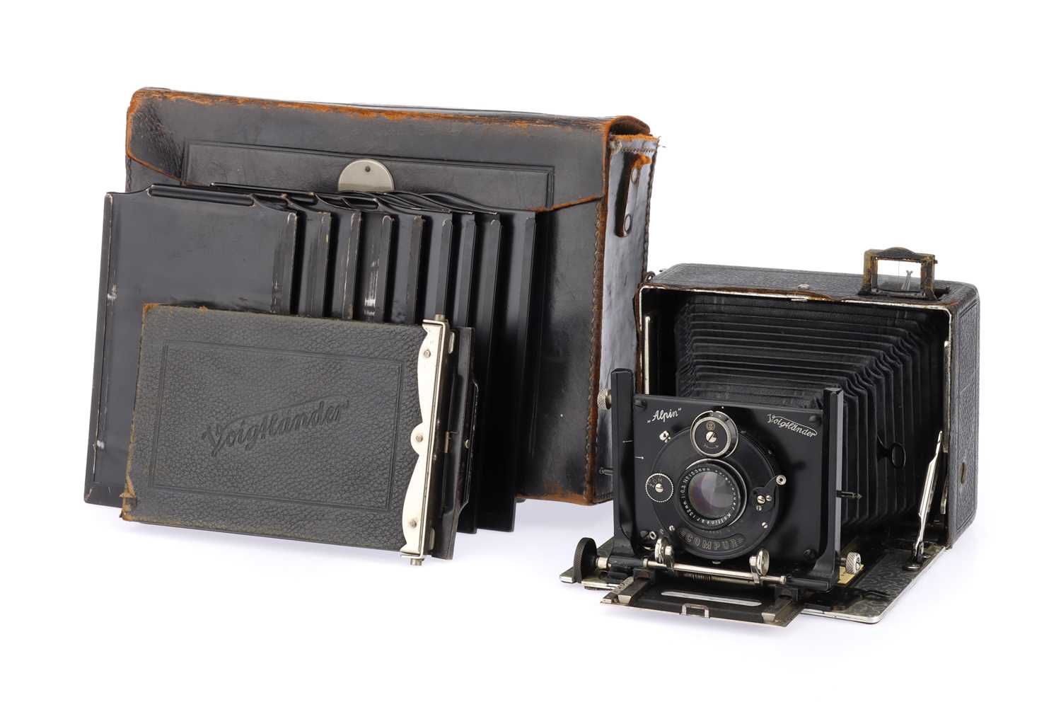 Lot 186 - A Voigtlander Alpin 9x12 Camera