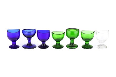 Lot 351 - A Collection of Early Glass Eyebaths