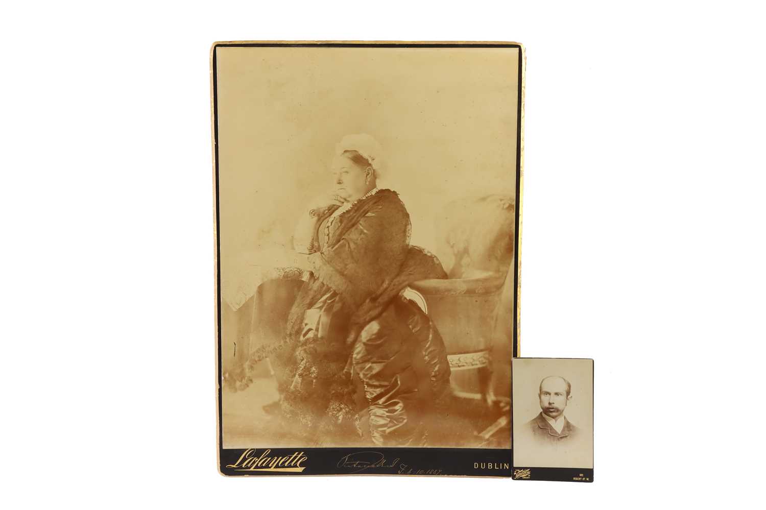 Lot 58 - An Unusually Large Carte De Visite Image of Queen Victoria