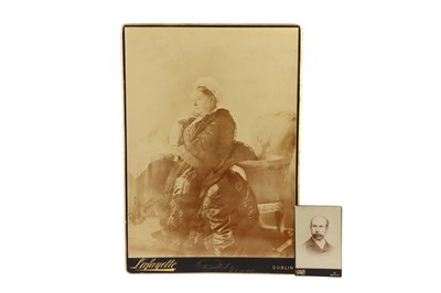 Lot 58A - An Unusually Large Carte De Visite Image of Queen Victoria