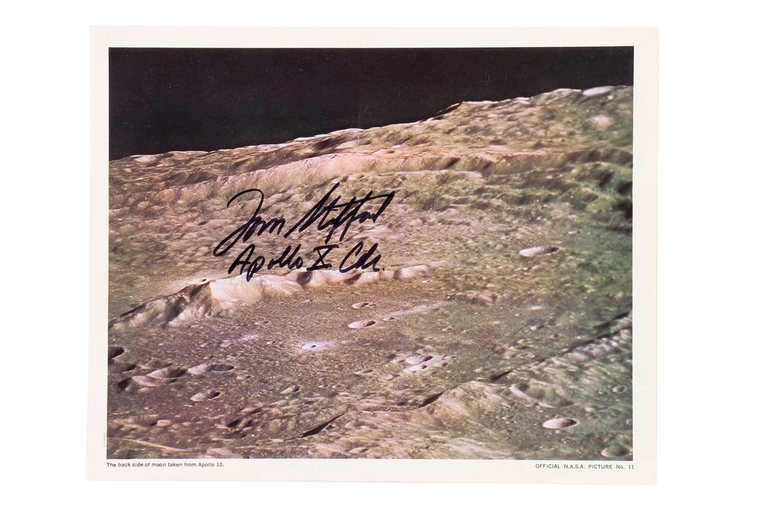 Lot 296 - Official N.A.S.A. Picture No.11 Signed By Thomas Stafford