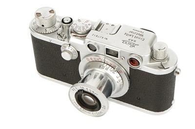 Lot 145 - A Leica IIIf Red Dial Rangefinder Camera