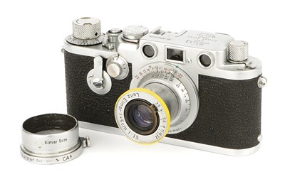 Lot 147 - A Leica IIIf Delay Red Dial 'British Military' Rangefinder Camera