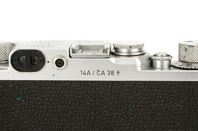 Lot 147 - A Leica IIIf Delay Red Dial 'British Military' Rangefinder Camera