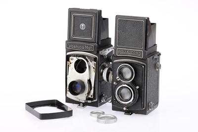 Lot 245 - A Selection of TLR Medium Format Cameras