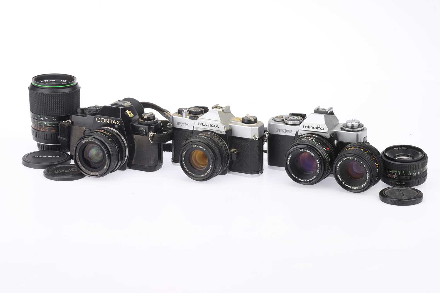 Lot 114 - A Selection of 35mm SLR Cameras