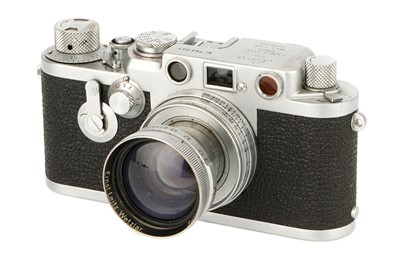 Lot 149 - A Leica IIIf Delay Red Dial Rangefinder Camera