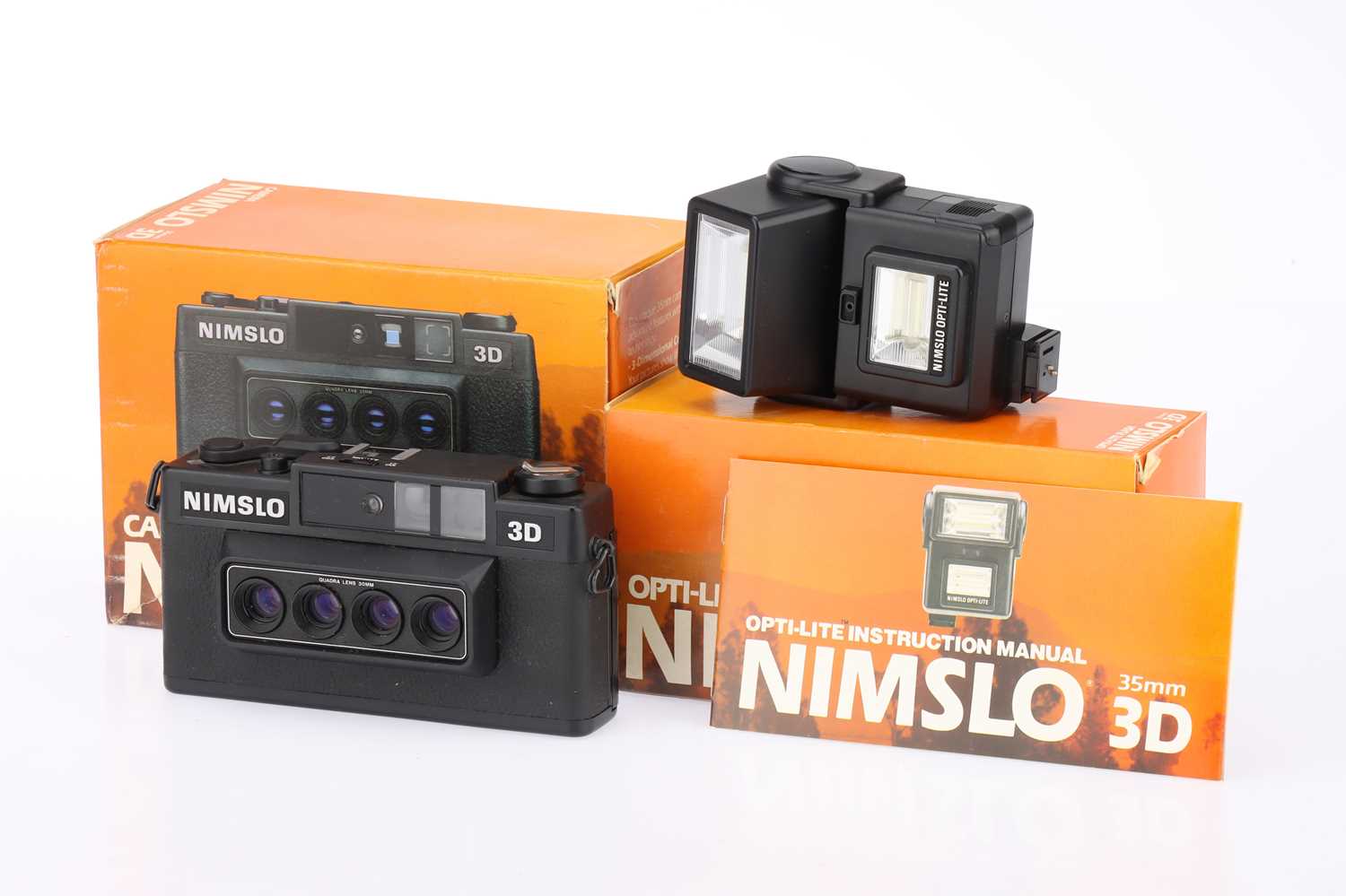 Lot 113 - A Nimslo 35mm 3D / Lenticular Quad-Lens