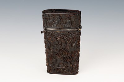 Lot 86 - 19th Century Canton-carved tortoiseshell Lancet Case