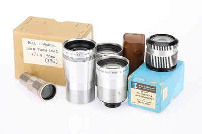 Lot 504 - A Selection of 16mm Projector Lenses