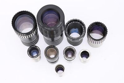 Lot 365 - A Selection of 35mm Slide and 8mm Cine Projection Lenses