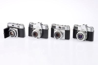 Lot 129 - Four Kodak Retina Series 35mm Cameras