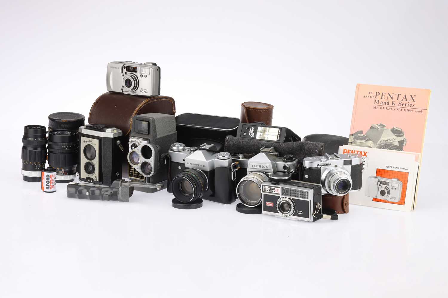 Lot 124 - A Mixed Selection of Film Cameras