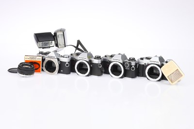 Lot 181 - Four Olympus OM Series 35mm SLR Cameras