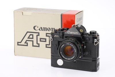 Lot 163 - A Canon A-1 35mm SLR Camera