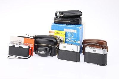 Lot 141 - A Group of 35mm Viewfinder Cameras