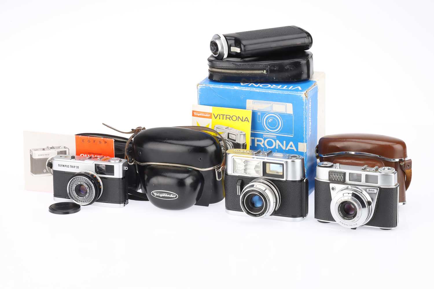 Lot 141 - A Group of 35mm Viewfinder Cameras