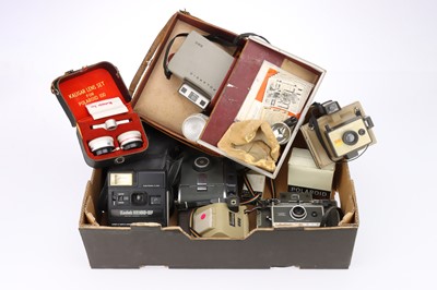 Lot 430 - A Selection of Polaroid Cameras & Accessories