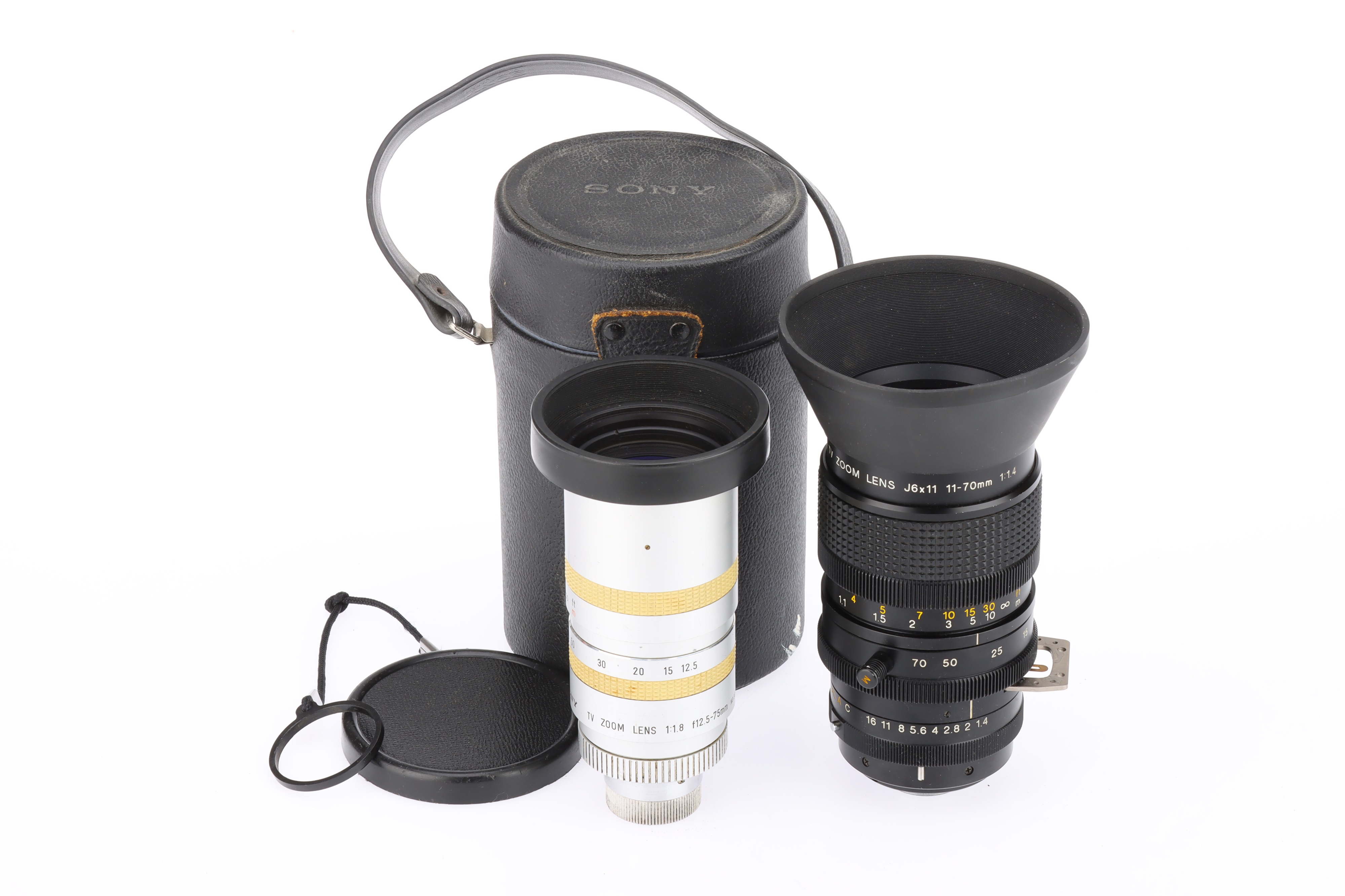 Lot 748 - A Sony TV Zoom Lens f/1.8 12.5-75mm Lens,