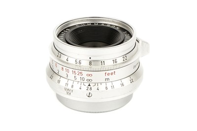 Lot 165 - A Leitz 'Swedish Military Three Crowns' Summaron f/3.5 35mm Lens