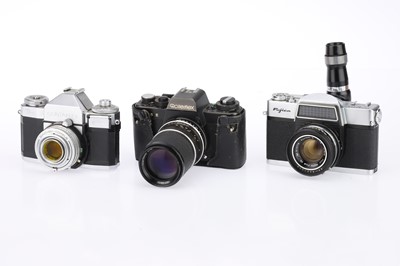 Lot 144 - A Selection of 35mm SLR Cameras