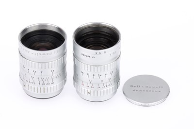 Lot 742 - Two Bell & Howell Angenieux f/1.3 15mm Lenses