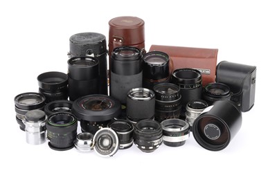 Lot 512 - A Mixed Selection of Camera Lenses