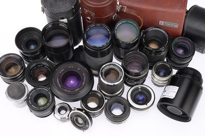 Lot 512 - A Mixed Selection of Camera Lenses