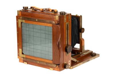 Lot 167 - A John Nesbitt GS 10x8 Large Format Wooden Camera