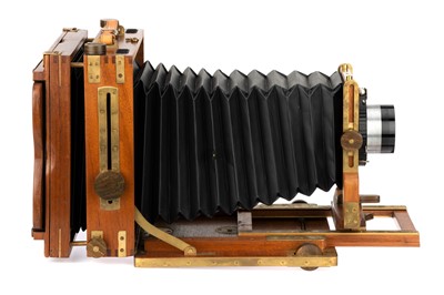 Lot 167 - A John Nesbitt GS 10x8 Large Format Wooden Camera