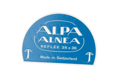 Lot 111 - An Pignons Alpa Alnea Reflex 24x36 Advertising Sign