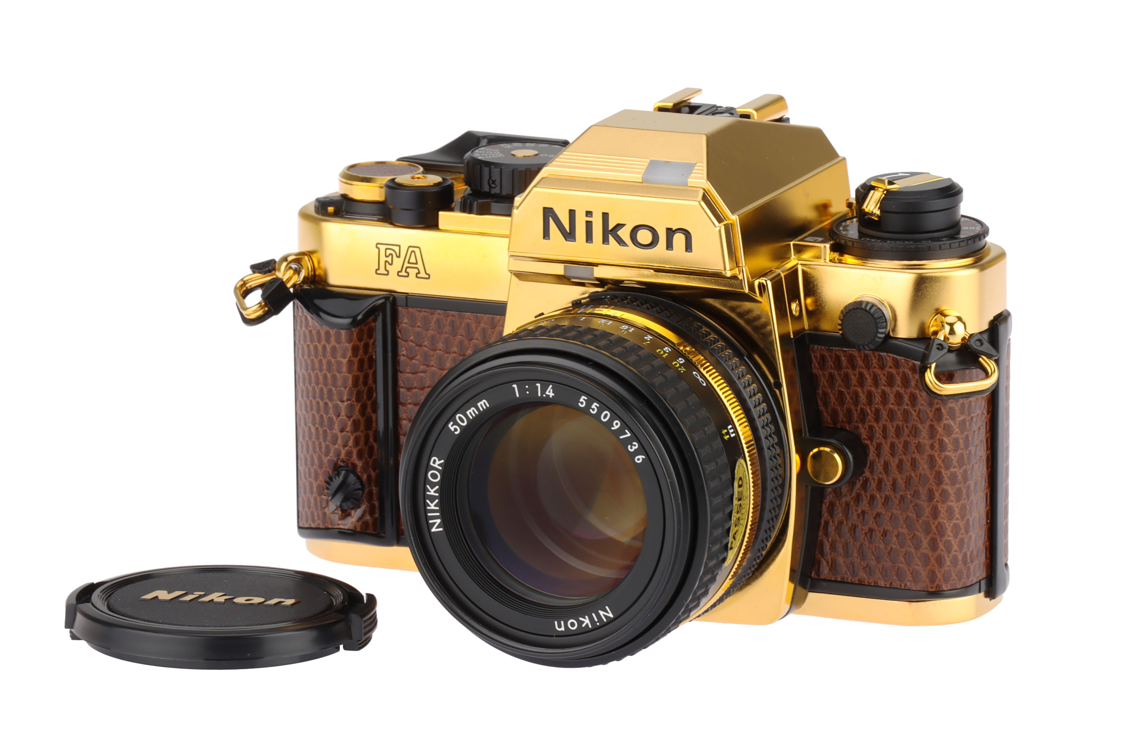 Lot 98 - A Nikon FA Gold 'Grand Prix '84' SLR Camera