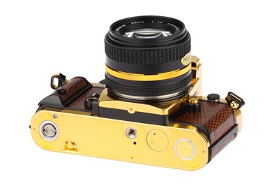 Lot 98 - A Nikon FA Gold 'Grand Prix '84' SLR Camera
