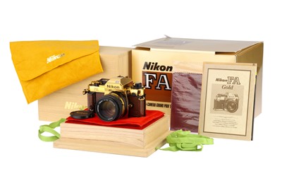 Lot 98 - A Nikon FA Gold 'Grand Prix '84' SLR Camera