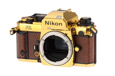 Lot 98 - A Nikon FA Gold 'Grand Prix '84' SLR Camera