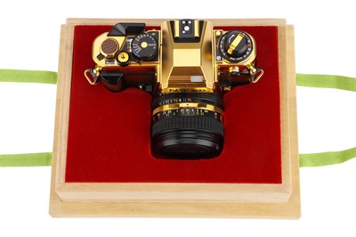 Lot 98 - A Nikon FA Gold 'Grand Prix '84' SLR Camera