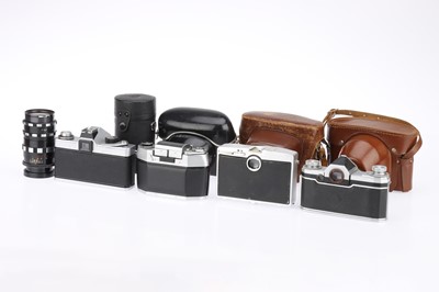 Lot 149 - A Selection of German 35mm SLR Cameras