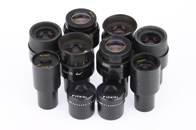 Lot 767 - Ten Microscope Eyepieces