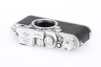 Lot 7 - A Leitz Wetzlar Leica IIIf Red Dial Rangefinder Body