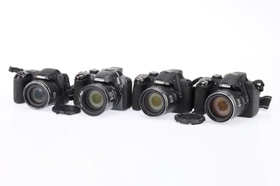 Lot 442 - Four Nikon Coolpix Digital Bridge Cameras