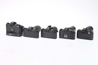 Lot 146 - A Selection of Five Japanese 35mm SLR Cameras
